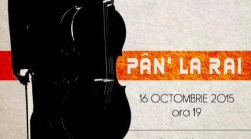 Pe 16 octombrie mergem “Pân’ la rai”. Concert Adrian Naidin Cvartet la Teatrul Odeon