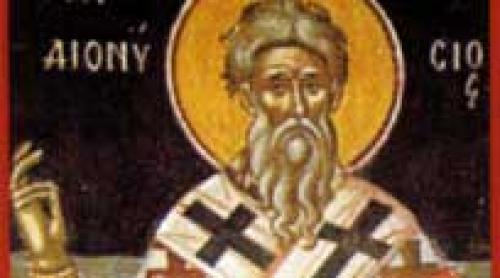 Calendar ortodox 3 octombrie: Sfântul Sfinţit Mucenic Dionisie Areopagitul 