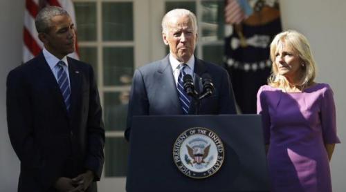 Joe Biden, vicepreşedintele american, renunta la competiţia pentru Casa Albă