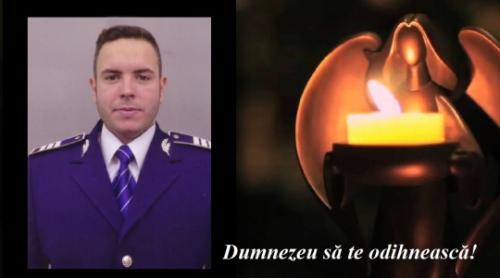 Poliţistul de la Rutieră care a murit în timp ce însoţea o coloană oficială, avansat POST-MORTEM în gradul de subinspector 