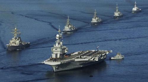 Mutări tactice. Franța trimite portavionul 