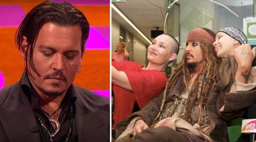 Motivul pentru care Johnny Depp face vizite copiilor bolnavi internați în spital (VIDEO)