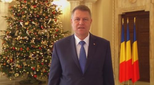 Mesajul președintelui Klaus Iohannis pentru români, de Anul Nou (VIDEO)