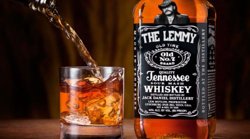 A apărut whiskey-ul The Lemmy, fabricat la distileria Jack Daniels
