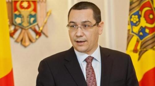 Mesajul lui Ponta pentru noul Guvern de la Chișinău