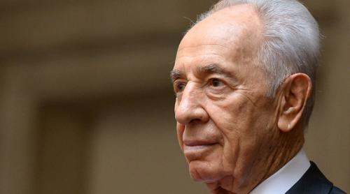 Shimon Peres (92 de ani), fostul președinte israelian, internat în spital cu dureri în piept