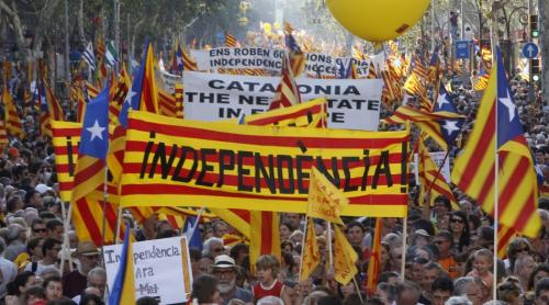 Catalanii nu mai sunt atât de convinși privind separarea de Spania. N-au sprijin de nicăieri