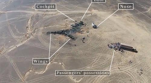 Un mecanic ar fi pus bomba în avionul de pasageri rusesc care a explodat deasupra Egiptului