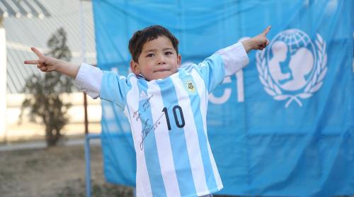 Tricoul lui Messi a ajuns în Afghanistan