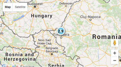 Breaking News! Cutremur în județul Timiș, la numai 4 km adâncime!