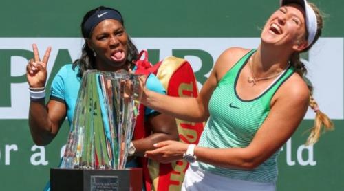 Victoria Azarenka, învingătoare la Indian Wells. Jucătoarea belarusă învins-o pe Serena Williams în finală