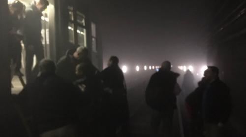 Teroare la metroul din Bruxelles. Imagini din tunel, după explozii (VIDEO)