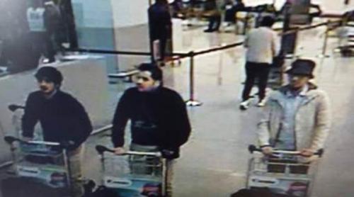 Atentat terorist Bruxelles. Așa arată cei trei teroriști, potrivit autorităților belgiene