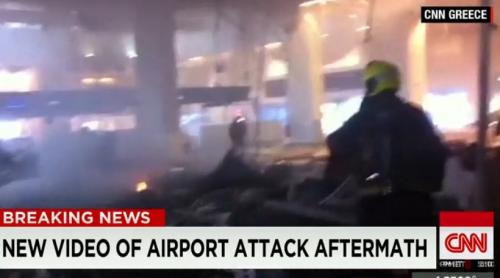 Noi imagini șocante surprinse pe aeroportul din Bruxelles, imediat după atentat (VIDEO)