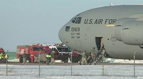 Un avion militar american a aterizat de urgență pe aeroportul de la Kogălniceanu