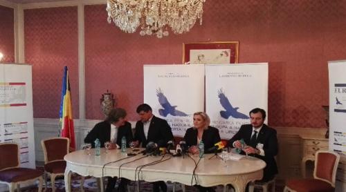 Marine Le Pen, la Sinaia, cu un mesaj de legitimare a unui nou partid politic naţionalist în România
