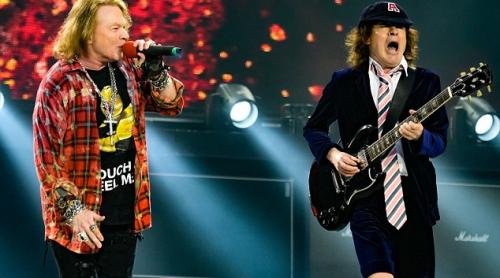 Slash și Duff au fost la Londra să-l vadă pe Axl cu AC/DC. (VIDEO, întregul concert)