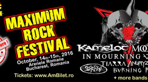 Maximum Rock Festival 2016- încă cinci confirmări