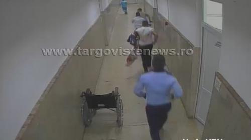 Scenă HALUCINANTĂ într-un spital din România: Asistentă tăiată cu sabia, medici baricadați în saloane! (VIDEO)  