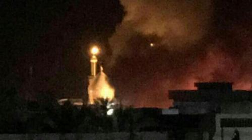 ATENTAT TERORIST în IRAK. 30 de morți, după ce ISIS a atacat cu obuze unui mausoleu șiit (VIDEO)