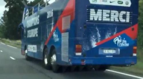 Autocarul MERCI este pregătit pentru fotbaliștii francezi!