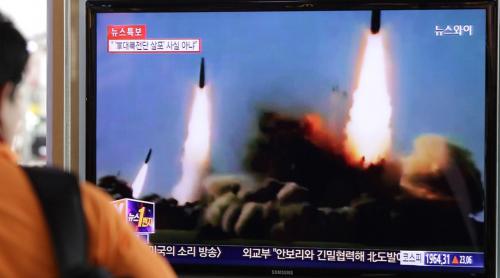 Tokyo, în ALERTĂ după o manevră fără precedent! Nord-coreenii au lansat o rachetă balistică în largul coastelor japoneze (VIDEO)