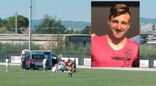 Șoc în Italia! Un fotbalist moare pe teren, în timpul meciului, după 17 minute de joc (VIDEO)