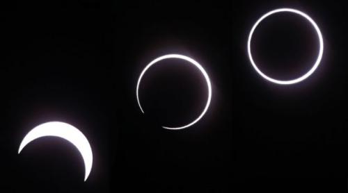 Eclipsă de soare în Africa: Inelul de foc a uluit astronomii 