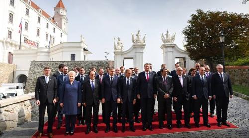 Liderii europeni se întâlnesc la Bratislava. SUMMIT despre viitorul UE post-Brexit (VIDEO)