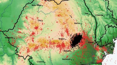Cutremur puternic în România. INFP a publicat HARTA ZONELOR SEISMOGENE cu risc ridicat (VIDEO)