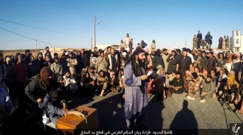 Noi atrocități, propagandă a Statului Islamic: unui hoț i se taie mâna (FOTO)