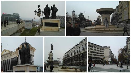 Capitala europeană a kitsch-ului, din bani publici. La Skopje, printre statui (FOTOREPORTAJ)