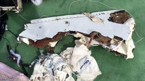 URME DE EXPLOZIBILI pe cadavrele recuperate din epava avionului MS 804, prăbușit în Mediterana