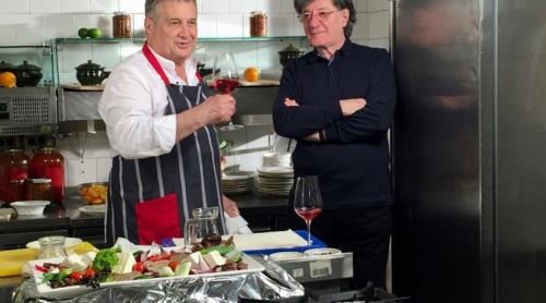 Dinescu şi Caramitru fac revoluţie în bucătărie!
