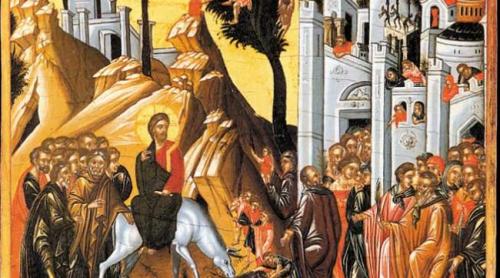 Calendar ortodox: Duminica Floriilor - Intrarea Domnului în Ierusalim