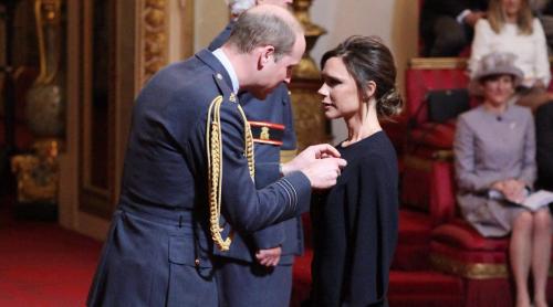 Victoria Beckham a primit Ordinul Imperiului Britanic