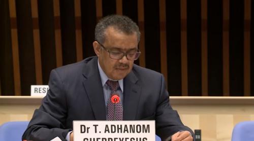Directorul general al OMS: În premieră, etiopianul Tedros Adhanom Ghebreyesus 