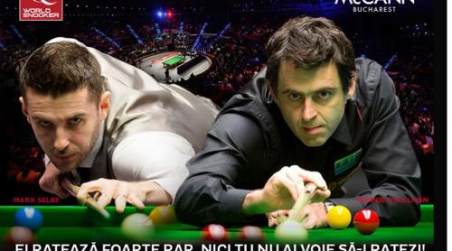 Ronnie O'Sullivan, Mark Selby şi Stuart Bingham vin la Romanian Snooker Masters !