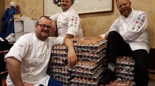 Echipa olimpică a Norvegiei a comandat 15.000 de ouă. Din greşeală!
