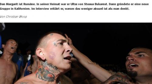 Interviu în Der Spiegel cu un ultras stelist ajuns lider de galerie în SUA: FCSB nu e Steaua
