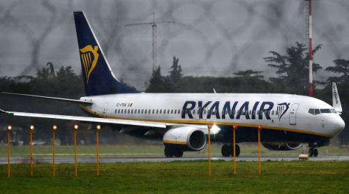 Italia a amendat compania aeriană Ryanair pentru anulările masive de zboruri