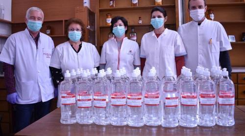 Spitalul Militar de Urgență Sibiu a trecut la producția de dezinfectant