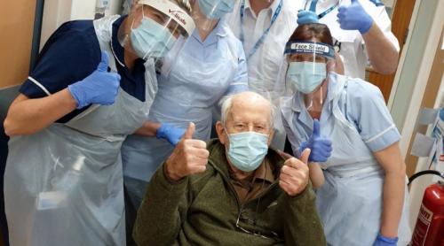 Coronavirus în Marea Britanie: un bărbat de 101 ani s-a vindecat după ce s-a luptat 2 săptămâni cu noul coronavirus