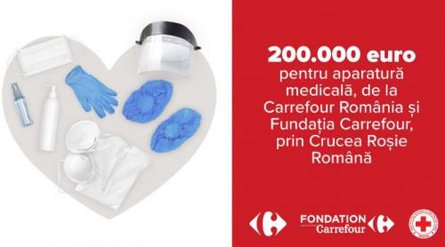 Carrefour România donează 200.000 euro către Crucea Roșie pentru dotarea spitalelor