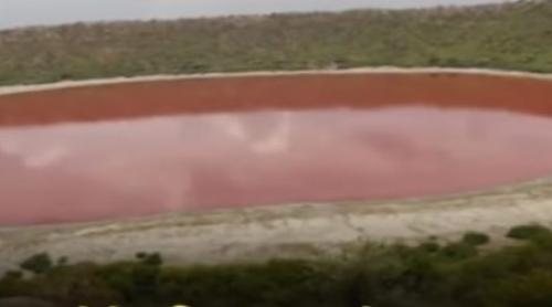INDIA: Apa unui lac a devenit roz. Oamenii de știință încă nu au descoperit cauza