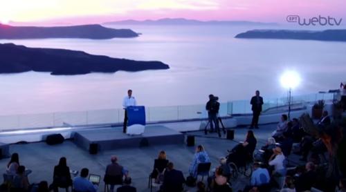 Fabulosul decor în care premierul Greciei a ales să relanseze sezonul estival (VIDEO)