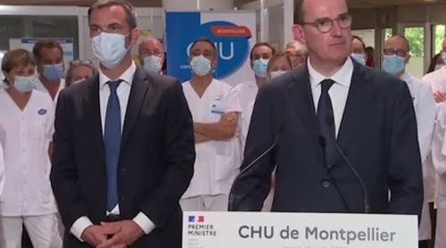 În Franța, ”situația privind coronavirusul MERGE ÎN SENSUL RĂU”, anunță premierul Jean Castex
