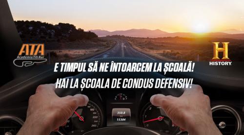 HISTORY și Academia Titi Aur lansează o campanie de promovare a condusului defensiv în trafic