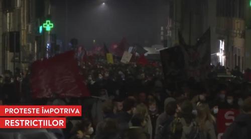 Mii de oameni din Spania și Italia au ieșit din nou în stradă. Nu mai vor restricții