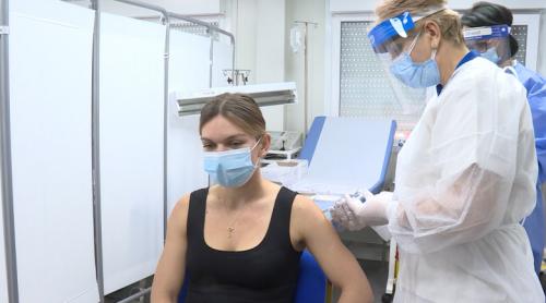 Simona Halep s-a vaccinat împotriva Covid-19